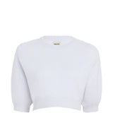 Top in lana lorelai in celeste con Khaite - donna 