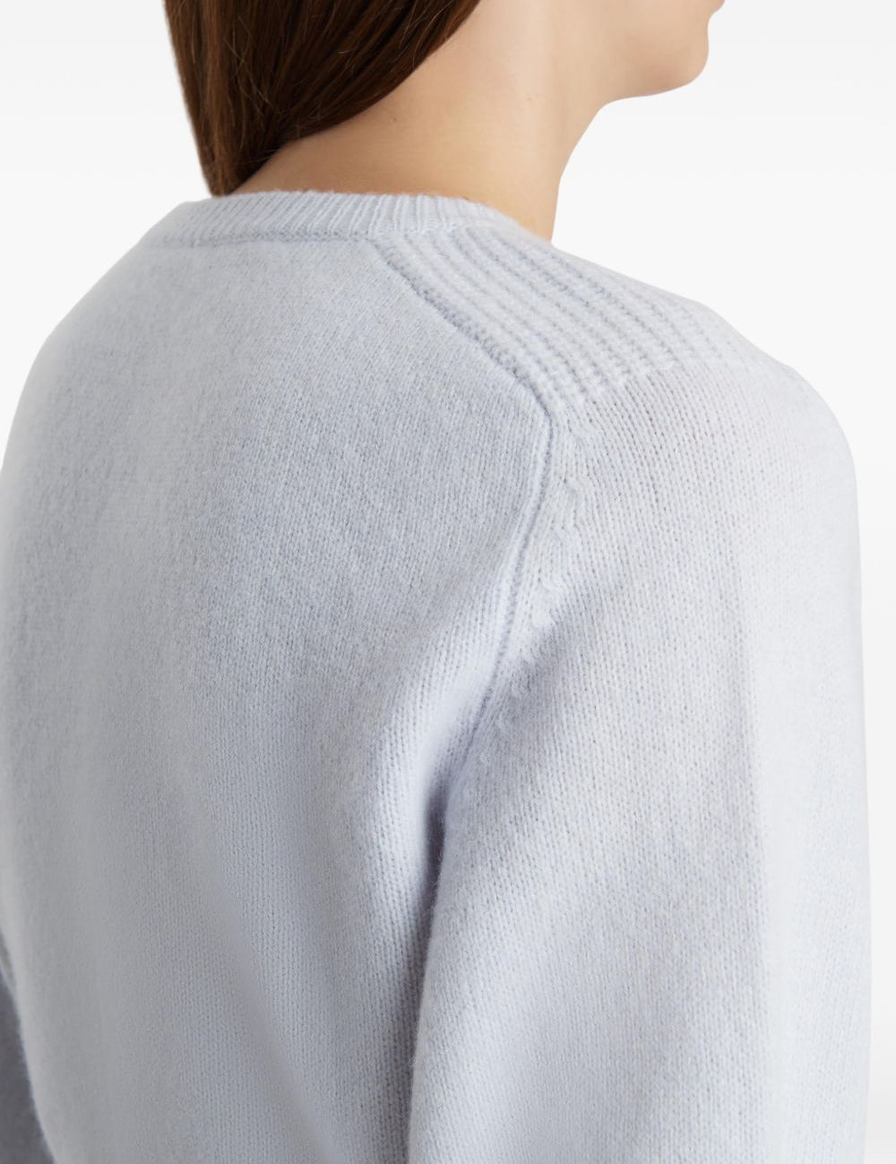 Top in lana lorelai in celeste con Khaite - donna 