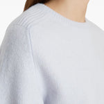 Top in lana lorelai in celeste con Khaite - donna 