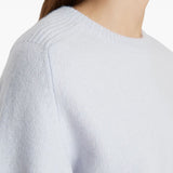 Top in lana lorelai in celeste con Khaite - donna 