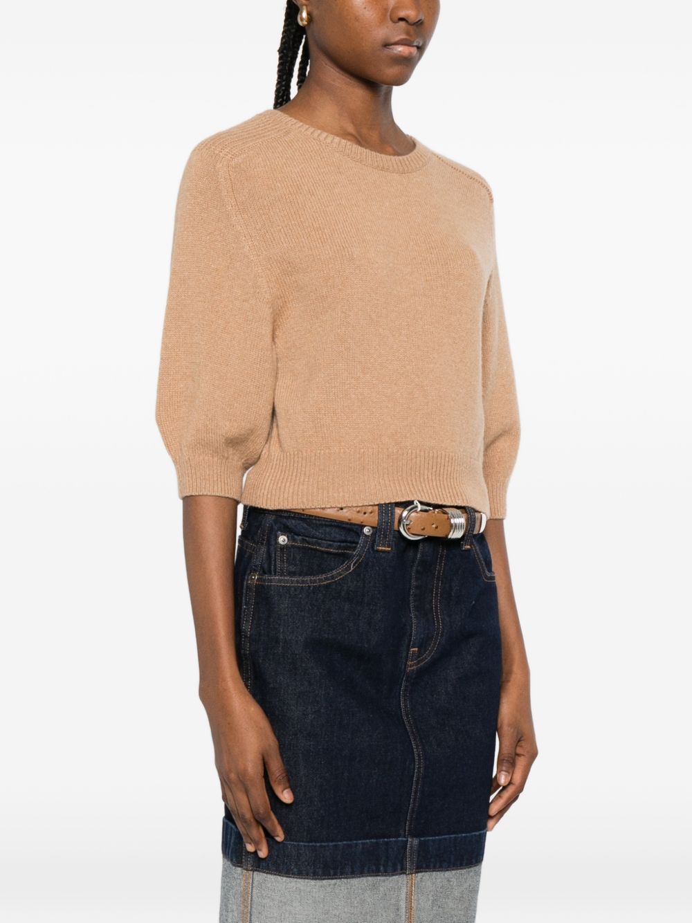 Maglione girocollo Lorelai in beige Khaite - donna 