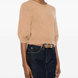 Maglione girocollo Lorelai in beige Khaite - donna 