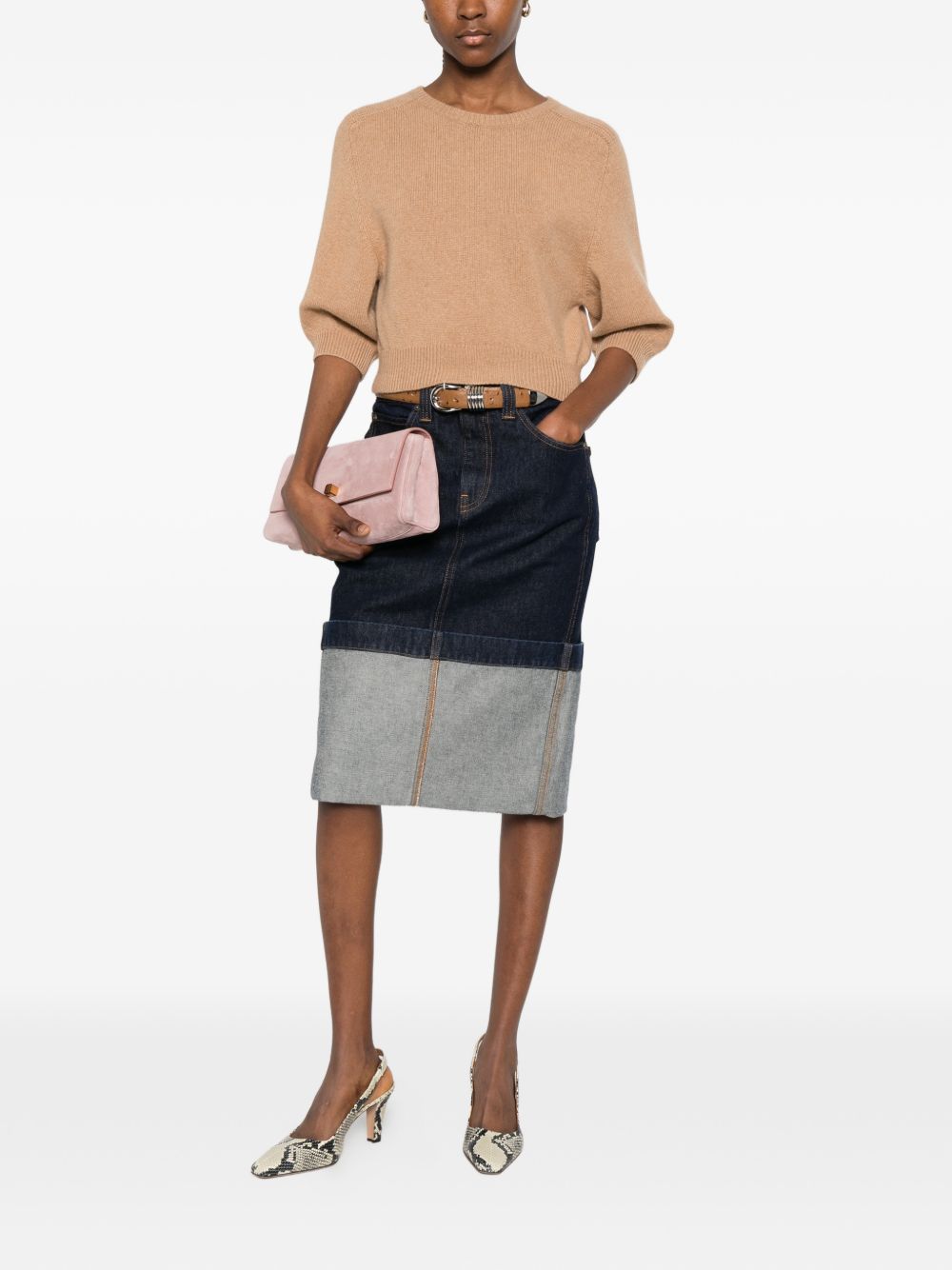 Maglione girocollo Lorelai in beige Khaite - donna 