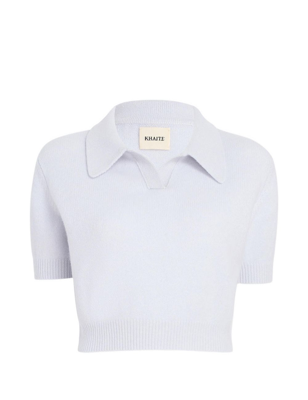 Top in maglia leni in celeste Khaite - donna 