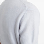 Top in maglia leni in celeste Khaite - donna 