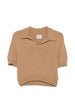 Khaite Leni collared polo in beige - women