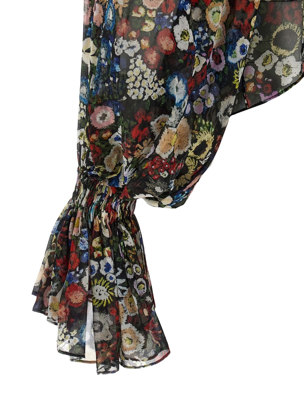 Blusa a fiori in nero Khaite - donna 
