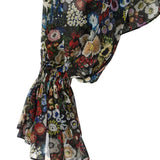 Blusa a fiori in nero Khaite - donna 