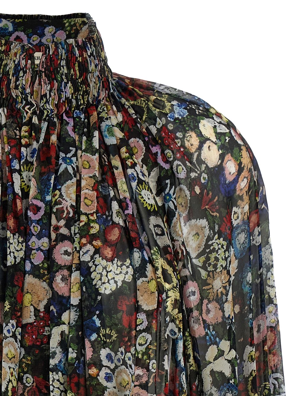Blusa a fiori in nero Khaite - donna 