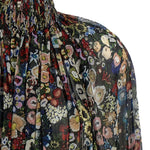 Blusa a fiori in nero Khaite - donna 