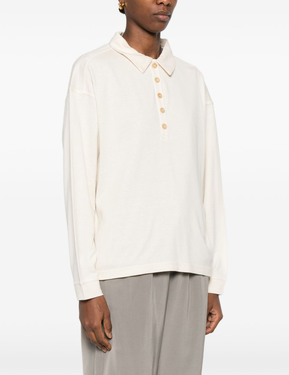 Polo Faithful in bianco Khaite - donna 