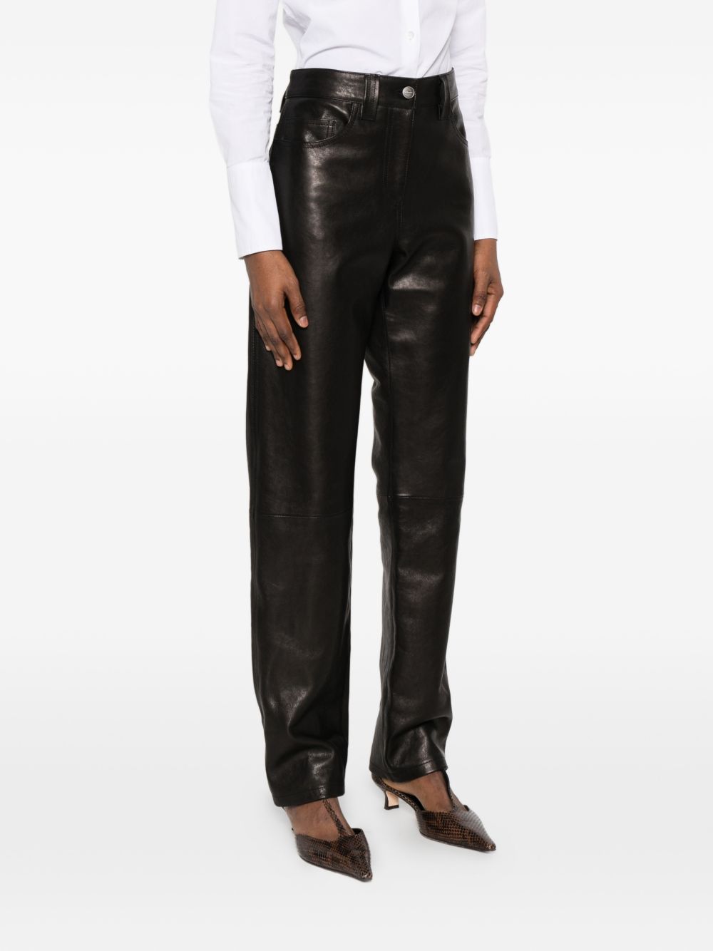 Pantaloni Callum in nero Khaite - donna 
