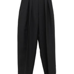 Pantaloni Dugan con pieghe in nero Khaite - donna 