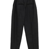 Pantaloni Dugan con pieghe in nero Khaite - donna 
