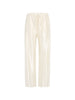 Pantaloni Rohen satinati in avorio Khaite - donna