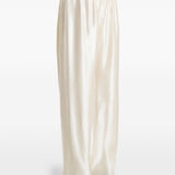 Pantaloni Rohen satinati in avorio Khaite - donna 