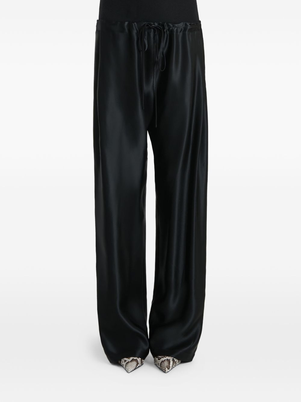 Pantaloni Rohen in nero Khaite - donna 