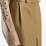Gonna a matita Winton in marrone Khaite - donna 
