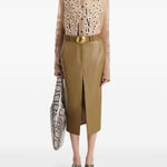 Gonna a matita Winton in marrone Khaite - donna 