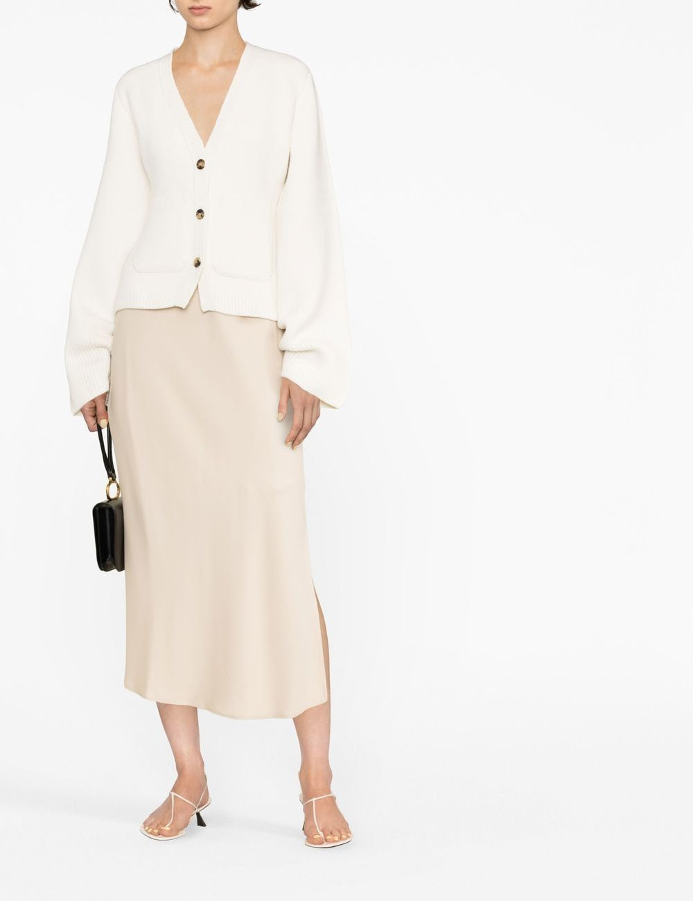 Cardigan in cashmere in avorio Khaite - donna 