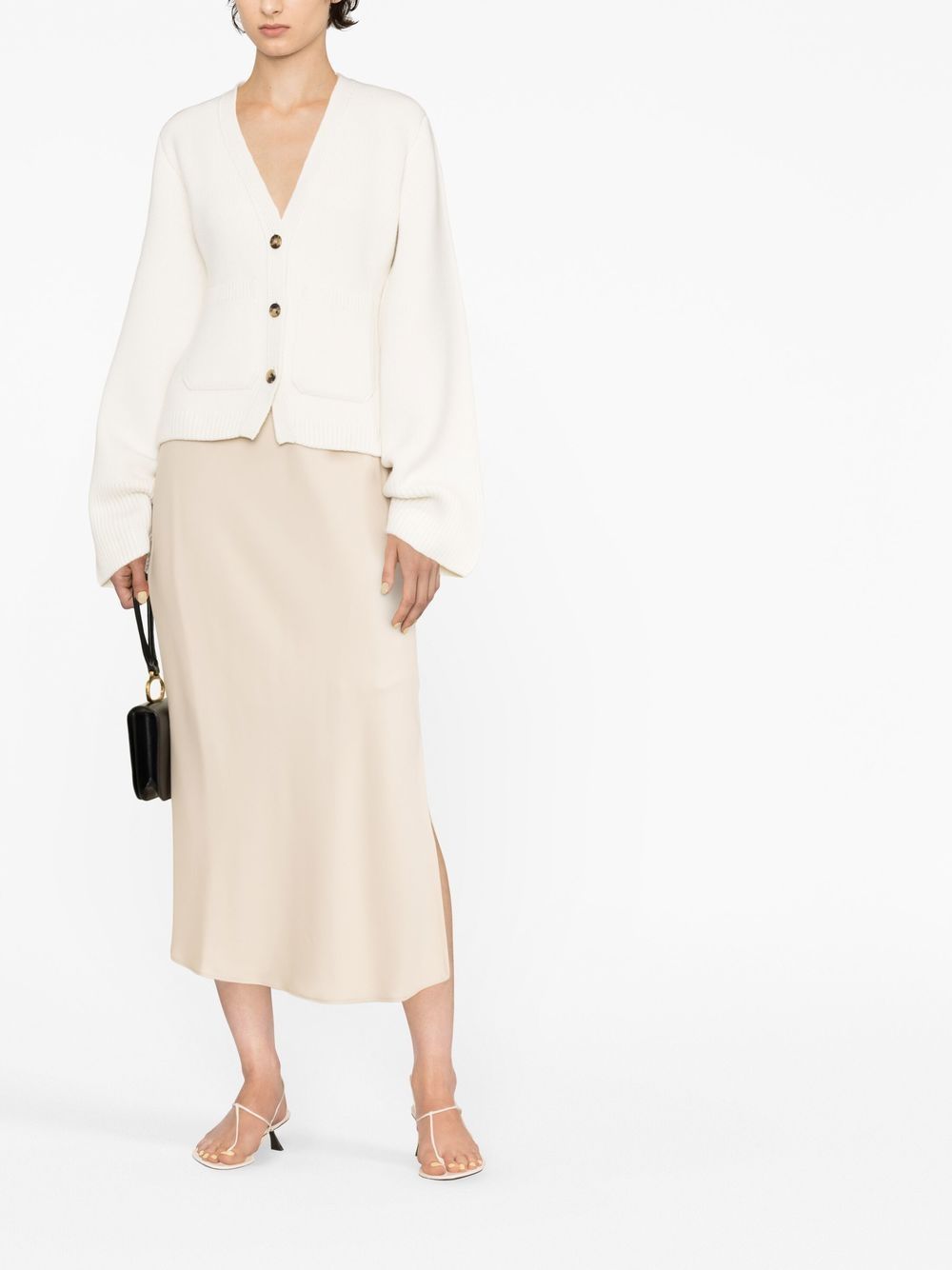 Cardigan in cashmere in avorio Khaite - donna 