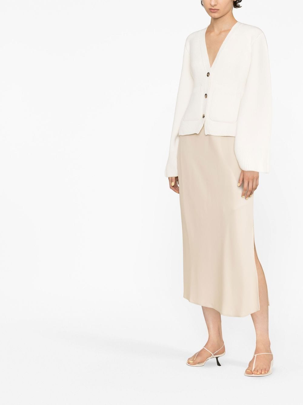 Cardigan in cashmere in avorio Khaite - donna 