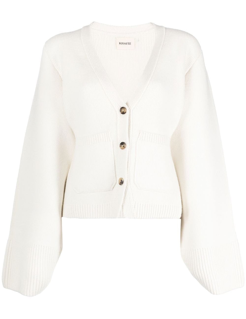 Cardigan in cashmere in avorio Khaite - donna 