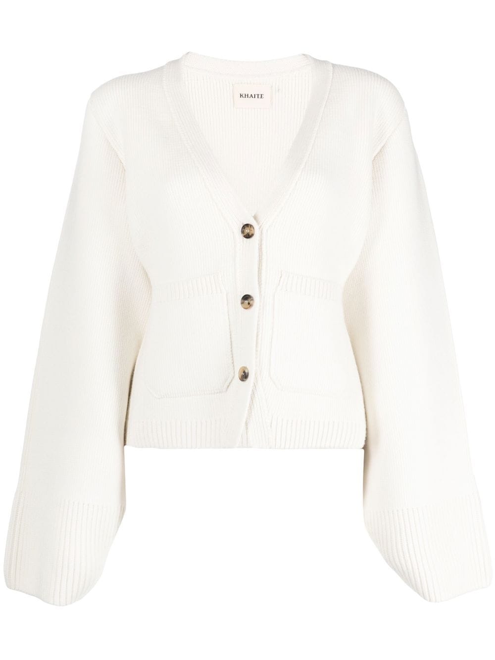 Cardigan in cashmere in avorio Khaite - donna 