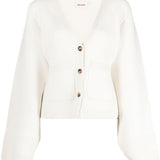 Cardigan in cashmere in avorio Khaite - donna 