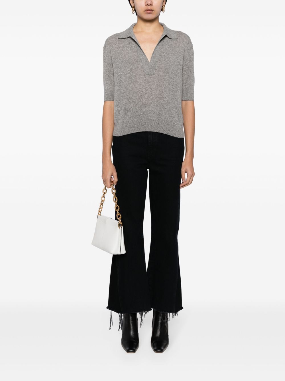 Polo Shrunken Jo in grigio Khaite - donna 