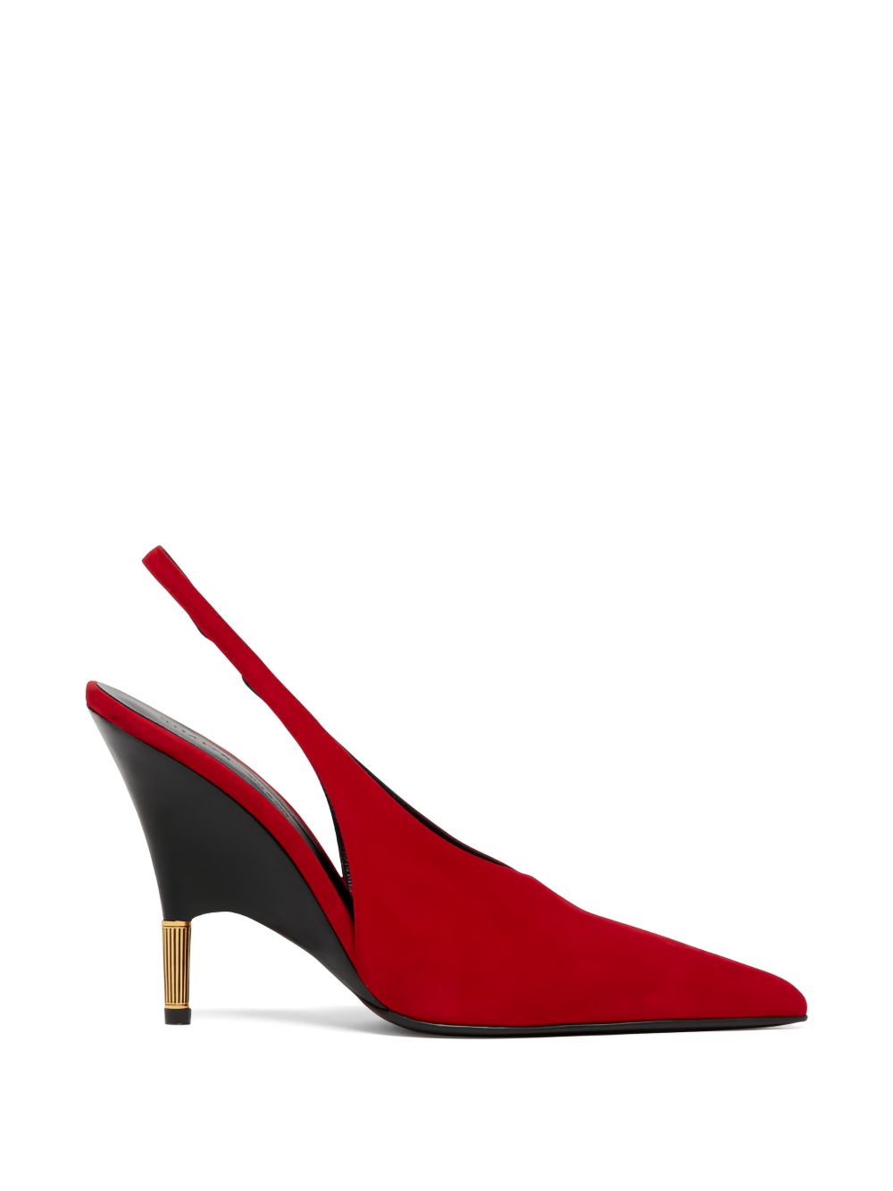 Decollete Bella In Suede in rosso Khaite - donna 