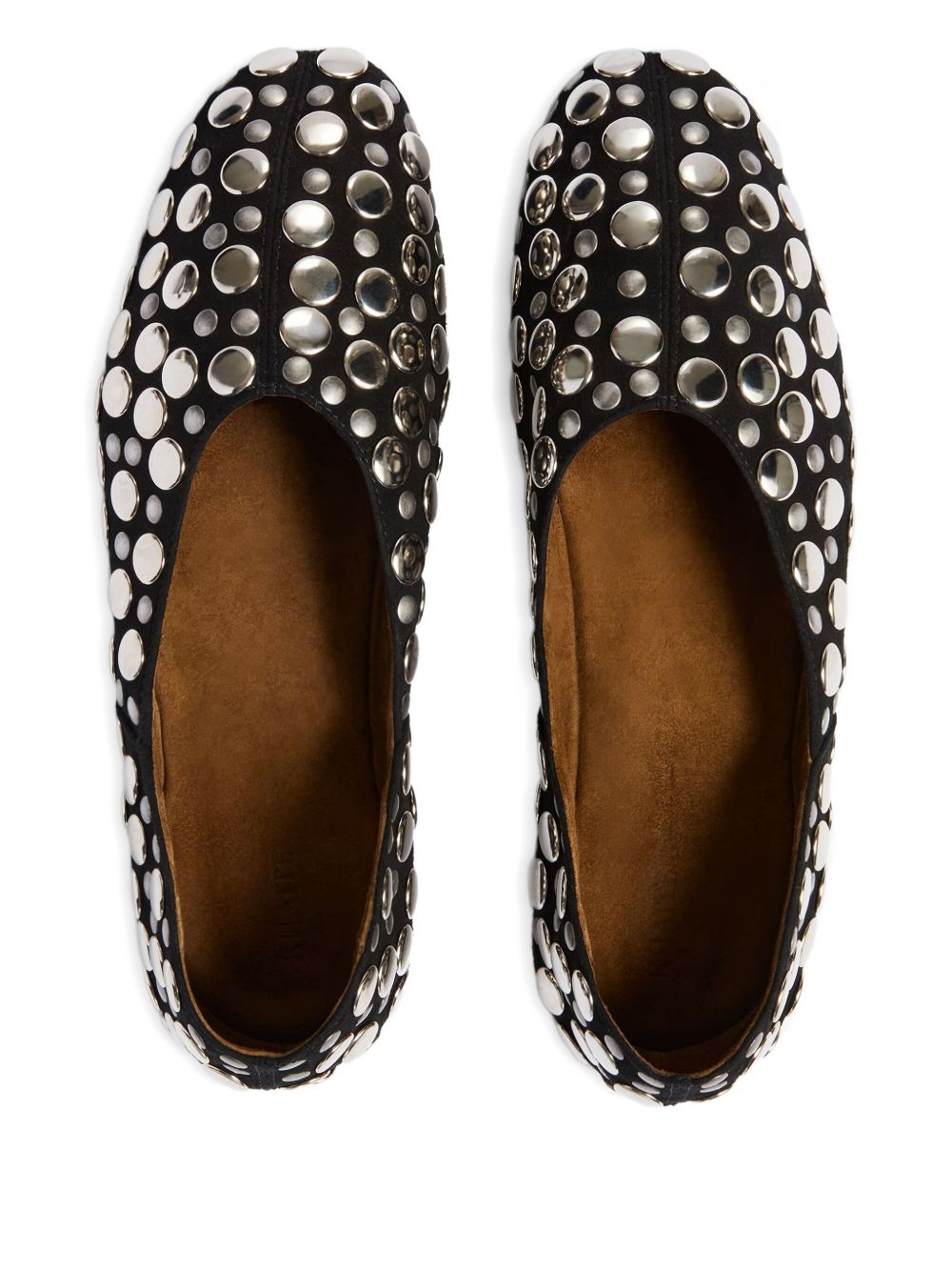 Ballerine con borchie jane in nero Khaite - donna 