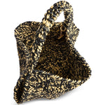 Borsa in rafia lotus in nero Khaite - donna 
