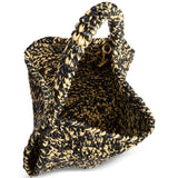 Borsa in rafia lotus in nero Khaite - donna 