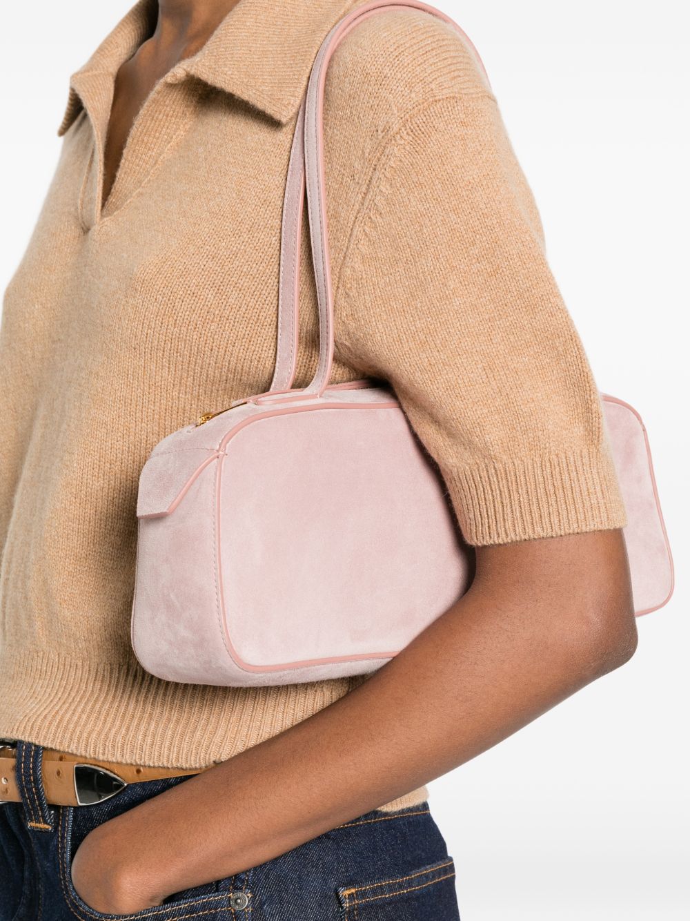 Borsa a spalla Simona in rosa Khaite - donna 