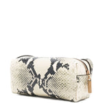 Borsa con stampa serpente kye in beige Khaite - donna 