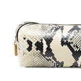Borsa con stampa serpente kye in beige Khaite - donna 