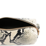Borsa con stampa serpente kye in beige Khaite - donna 