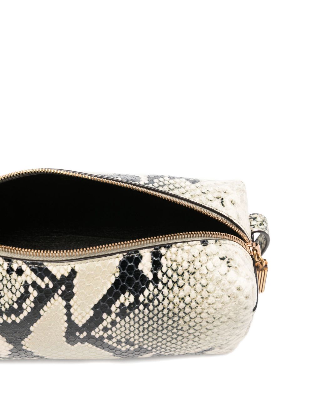 Borsa con stampa serpente kye in beige Khaite - donna 