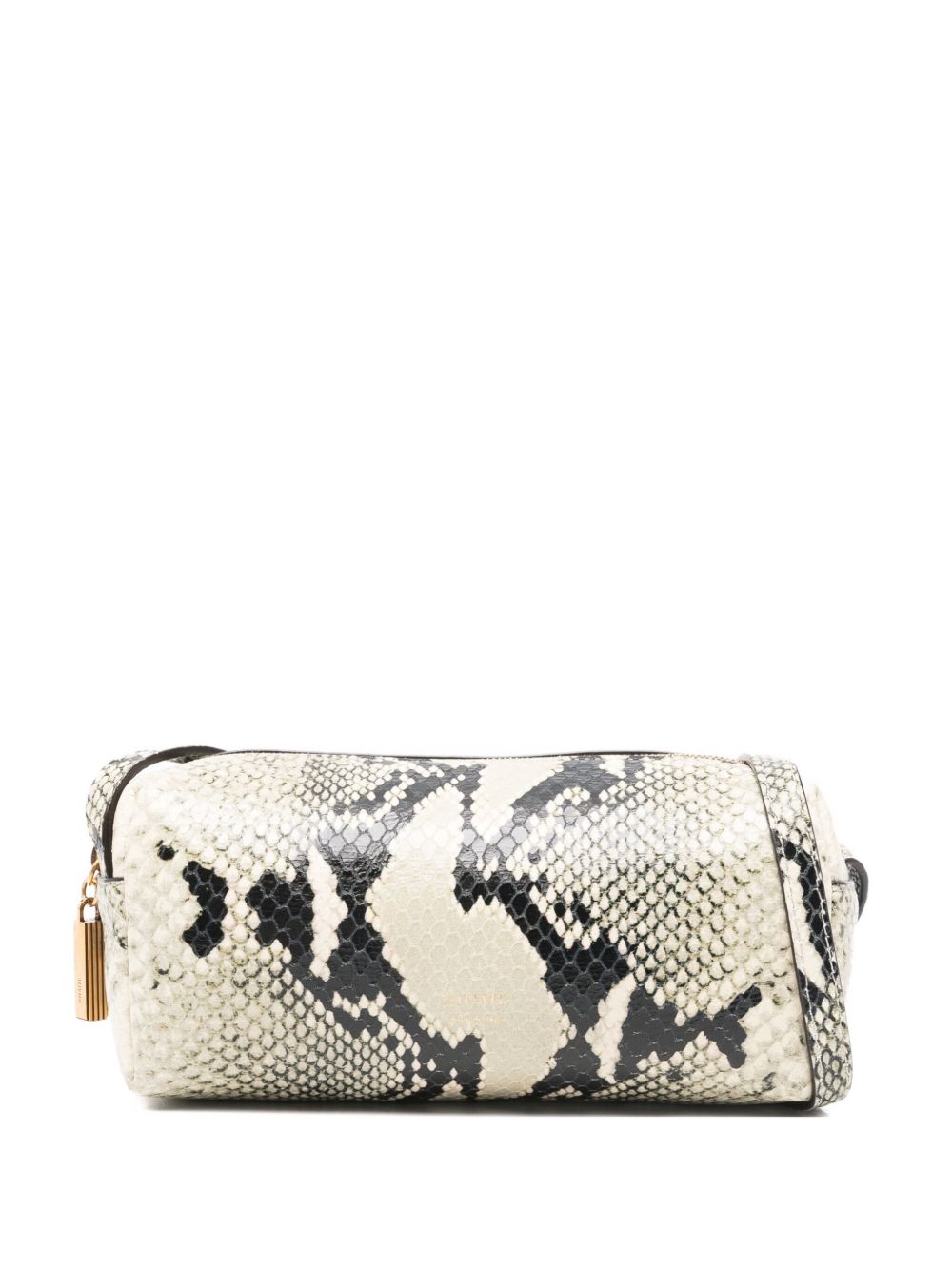 Borsa con stampa serpente kye in beige Khaite - donna 