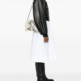 Borsa a tracolla Lina in pelle in beige Khaite - donna 