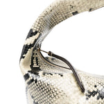 Borsa oliia con stampa serpente in beige Khaite - donna 