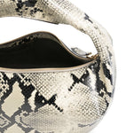 Borsa oliia con stampa serpente in beige Khaite - donna 