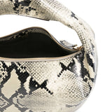Borsa oliia con stampa serpente in beige Khaite - donna 
