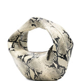 Borsa oliia con stampa serpente in beige Khaite - donna 