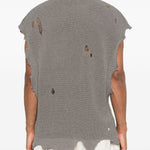 Gilet con tasca in grigio Khoki - uomo 
