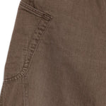 Jeans a gamba dritta con design a pannelli in marrone Khoki - uomo 