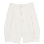 Pantaloncini con coulisse in beige Khoki - uomo 