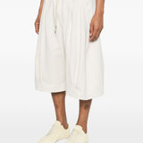Pantaloncini con coulisse in beige Khoki - uomo 
