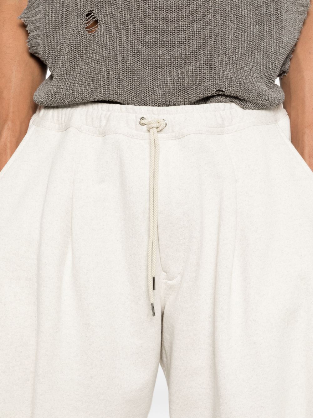 Pantaloncini con coulisse in beige Khoki - uomo 